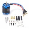 VGEBY Moteur sans Balais, Résistant à lusure Durable Hobbyhh 2835 1200KV Moteur sans Balais en Métal Durable Compatible pour