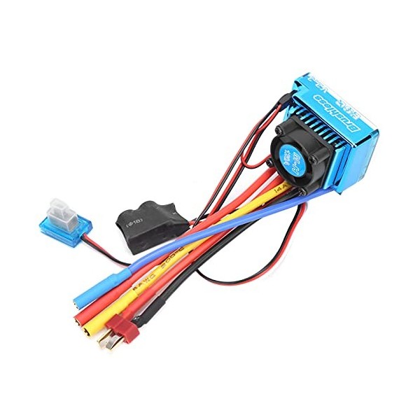 VGEBY Contrôleur de Vitesse électrique ESC sans Balais, 120A ESC sans Balais Résistant à lusure Durable Compatible pour Les 