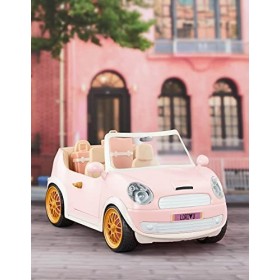LORI LO37116C1Z Voiture Décapotable pour Poupées Lori de 15,24 cm - Rose