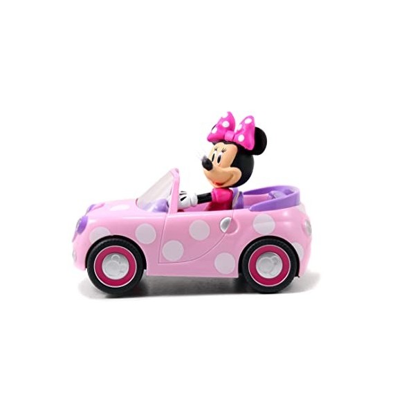 Jada - Véhicule Radiocontrol Minnie Roadster, 19 cm, Couleur 253074001 