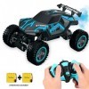 RCCBOOST Voiture Télécommandée pour Enfant, 4WD Voiture Jouet Tout-Terrain 20KM/H Haute Vitesse | Cool LED Lumière | 2 Batter