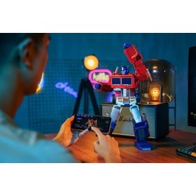 Robosen Édition Élite de Optimus Prime Transformer : Contrôlé par la Voix et lapplication, interactif, Robot Convertible ins