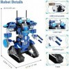 Yerloa Robot Programmable Jouet Garcon 8 Ans, Robot Telecommande Garcon Jeux de Construction Enfant 8 Ans, Robots électroniqu