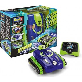 Revell Control- Revell Control-24649-RC Stunt Storm Monster-radiocommandé-télécommandé Does Not Apply Car, 24649, Green/Blue,