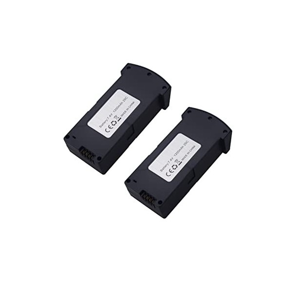 ZYGY 2PCS 7.4V 1200mAh Batterie Au Lithium pour E520 E520S Quadricoptère Pliant Télécommande Drone Batterie