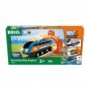 Brio World - 33971 - Locomotive à Enregistreur Vocal Smart Tech Sound - Train électrique Intelligent STEM - pour Circuit de T