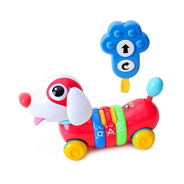 Toyland® Mon 1er Chiot Arc-en-Ciel avec télécommande - 18 Mois+ - Jouets de développement et de Jeu pour bébés et Tout-Petits