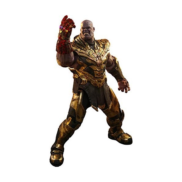 Hot Toys - Thanos 1:6 – Version endommagée de Combat – Avengers : Endgame, Multicolore