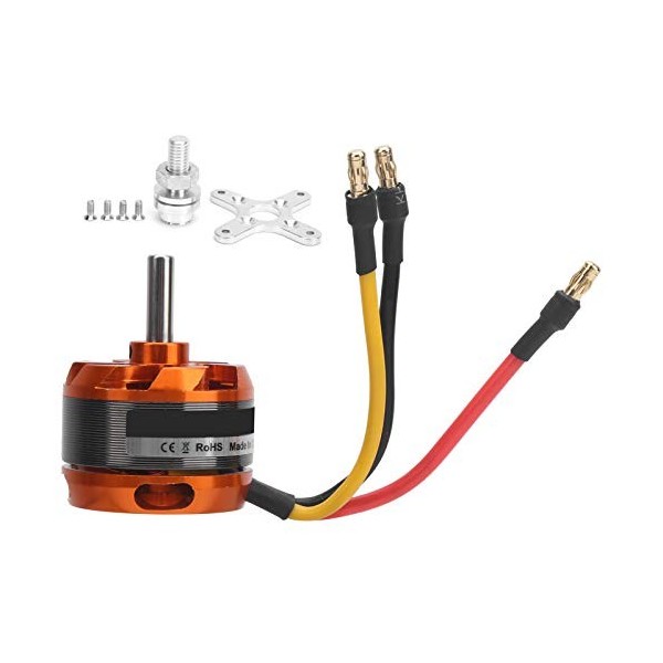 Moteur sans Balais, Remplacement de Moteur de Rotor Extérieur sans Balais D3530 1700kv avec Adaptateur pour Avion Télécommand