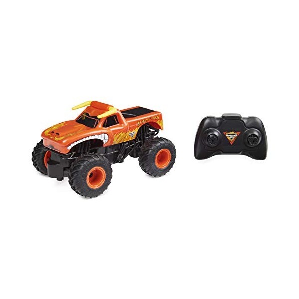 Bizak- Monster Jam RC Toro Fou Échelle 1:24, 61926684, Multicolore