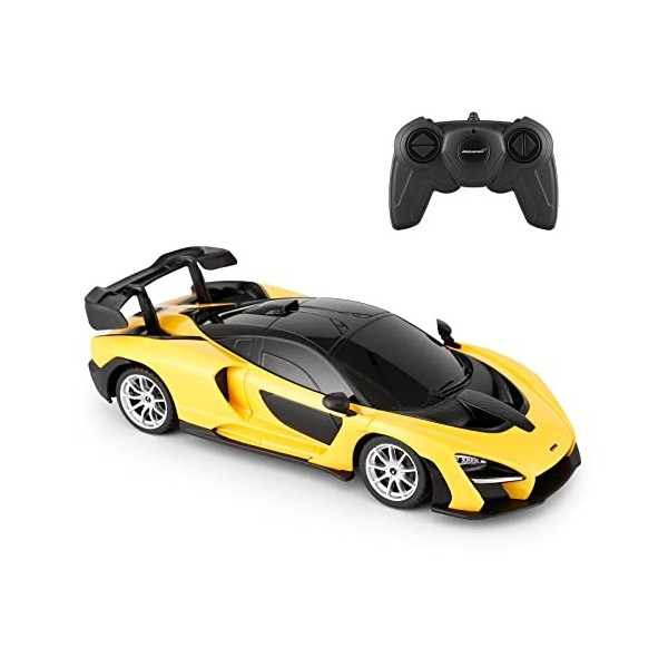 RASTAR McLaren Senna Voiture télécommandée McLaren 1:24 pour enfants, jaune