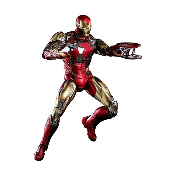 Hot Toys 1:6 Iron Man Mark LXXXV Battle Damaged Version – Avengers : Endgame, Multicolore