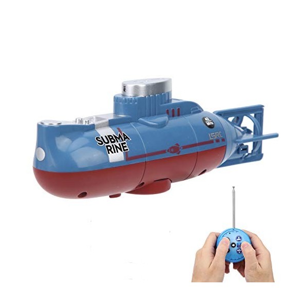 Dilwe Mini sous-Marin télécommandé, contrôle à 6 canaux 0,5 m plongée à 360 ° Rotation simulée modèle de Jouet sous-Marin déc