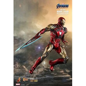 Hot Toys 1:6 Iron Man Mark LXXXV Battle Damaged Version – Avengers : Endgame, Multicolore
