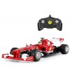 Ferrari Rouge F138 F1 Voiture de Course télécommandée échelle 1:18 sous Licence Officielle, pour Les 6 Ans et Plus - Coureu