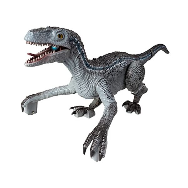 Wild Predators - Velociraptor RC, Dinosaure Télécommandé, Tyrannosaure Rex, Jouets Dinosaures Jouets 3 Ans Ou Plus, Jouet Din