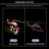 Jeu déclairage LED pour Lego Airbus H175 Rescue Helicopter, Télécommande Décoration Éclairage Set pour Lego 42145 Technic Ai