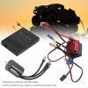 RC 7200KV Jeu de moteur sans balais à couple élevé durable haute efficacité 25 A ESC Set pour voiture télécommandée 1/16 1/18