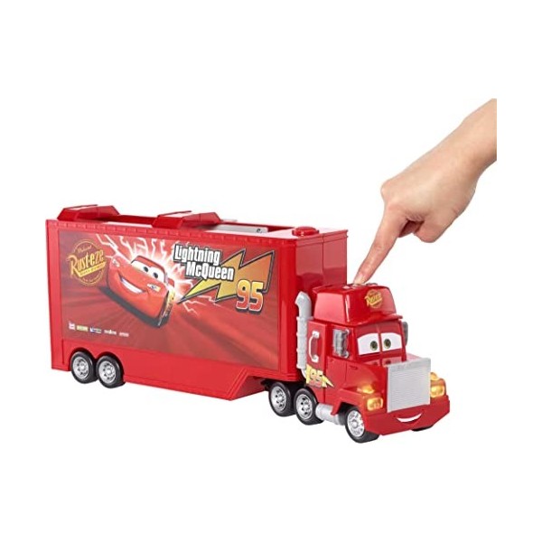 Disney Pixar Cars Track Talkers Chat & Haul Mack, HHM33, Rouge