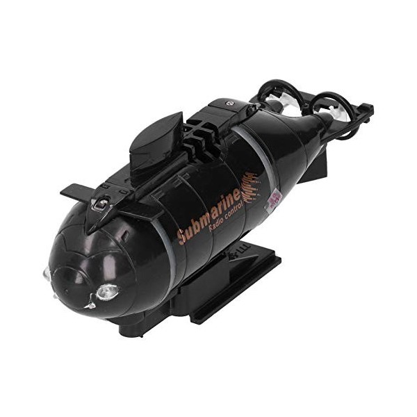 VGEBY Bateau Télécommandé, 2.4G sans Fil 6 Canaux Mini sous-Marin RC étanche Bateau de Plongée électrique Jouet Bleu Maquett