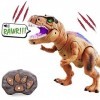 WISHTIME Dinosaure T-Rex réaliste avec télécommande, Mouvement de Marche, agitant la tête pour Les Tout-Petits garçons Filles