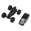 Akemaio 01:32 2.4GHz Mini RC Monster Truck Radio télécommande Buggy Grande Roue Tout-Terrain