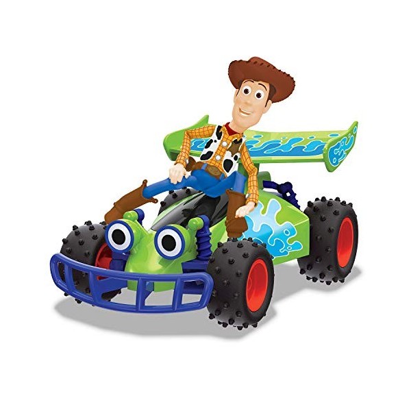 Dickie - Toy Story 4 - Buggy Radio Commandé Woody - Echelle 1/24ème - Fonction Turbo - 203154001