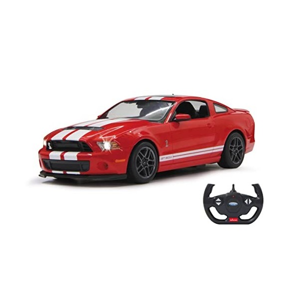 Jamara Ford Shelby GT 500 Deluxe Voiture 40 MHz 1/14 Rouge