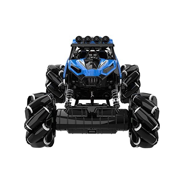 CMJ RC Cars Rechargeable 4wd Radio Control RC Car Buggy Off Road Drift Left Right USB Car 1:16 Blue 