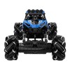 CMJ RC Cars Rechargeable 4wd Radio Control RC Car Buggy Off Road Drift Left Right USB Car 1:16 Blue 