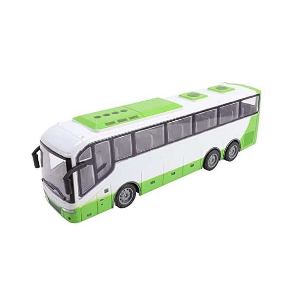 TOPINCN Grand 1/30 Jouets de Bus Télécommandés Modèle de Bus RC Simulation éducative électrique Vive avec Télécommande pour E