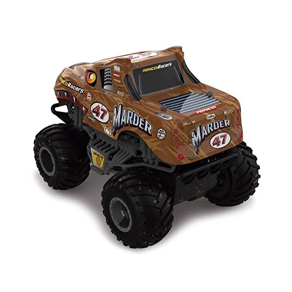 NincoRacers - Voiture télécommandée pour Enfants de +6 Ans avec Design Animalier. Marder. Monster Truck à léchelle 1/16 | Co