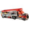 Hot Wheels Camion transPorteur de Petites Voitures et Lanceur, pour Transporter jusquà 14 Petites Voitures, Jouet pour Enfan