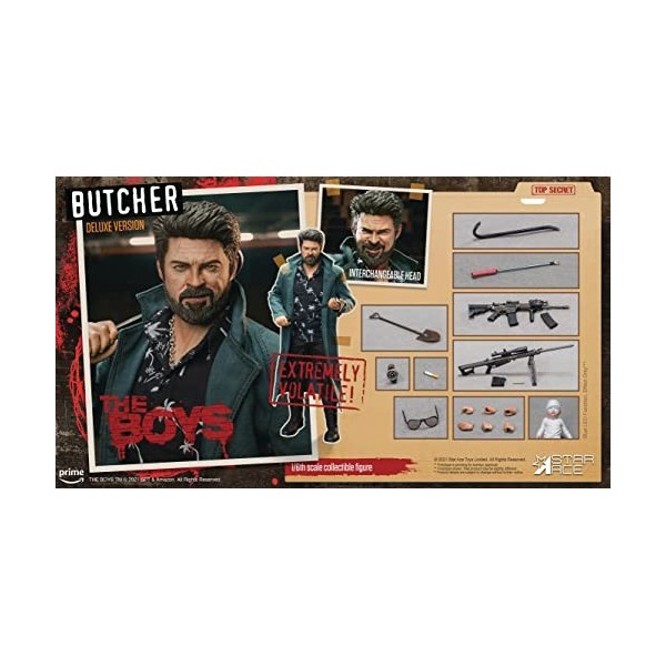 Star Ace Toys The Boys My Favourite Movie Figurine 1/6 Billy Butcher Deluxe Version 30 cm
