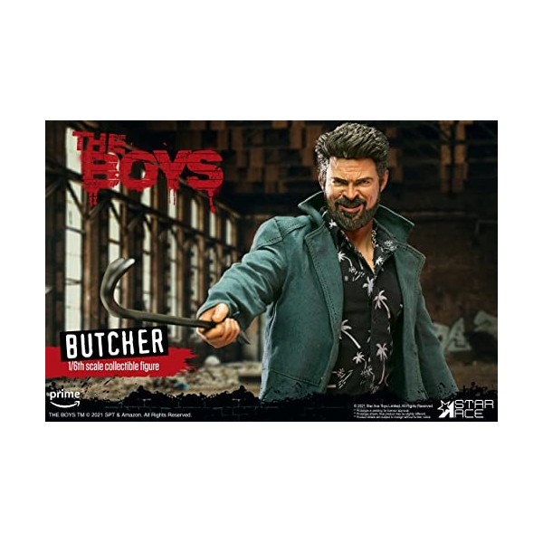 Star Ace Toys The Boys My Favourite Movie Figurine 1/6 Billy Butcher Deluxe Version 30 cm