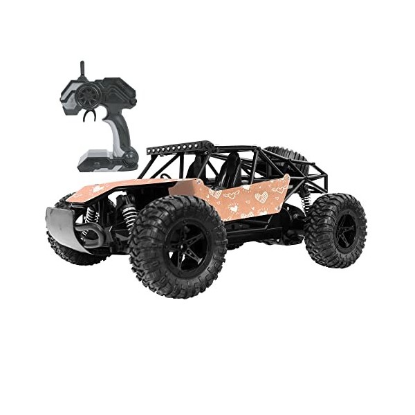 Turbo Challenge - Buggy Iron Glam - Elite - 094275L - Voiture Télécommandée - Rose - 1/16 - Piles Non Incluses - Métal - À Pa