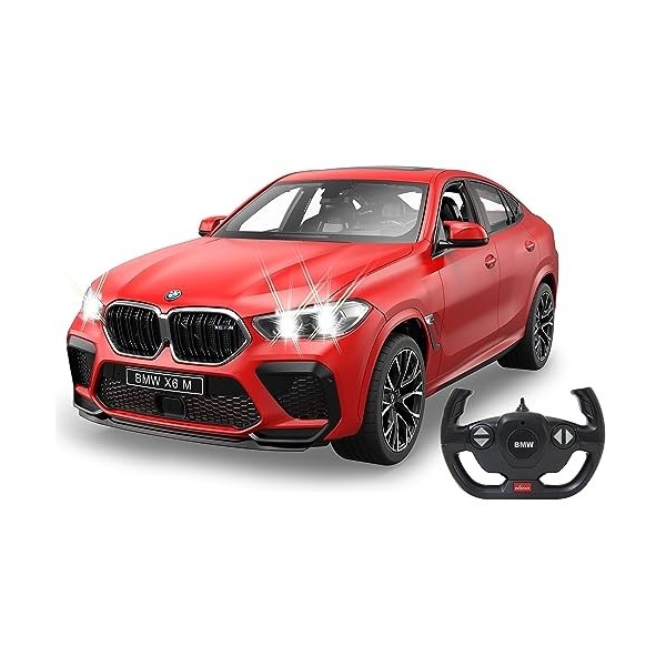 Jamara BMW X6 M 1:14 2,4 GHz Pare-Brise Transparent LED Voiture RC