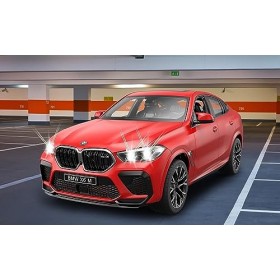 Jamara BMW X6 M 1:14 2,4 GHz Pare-Brise Transparent LED Voiture RC