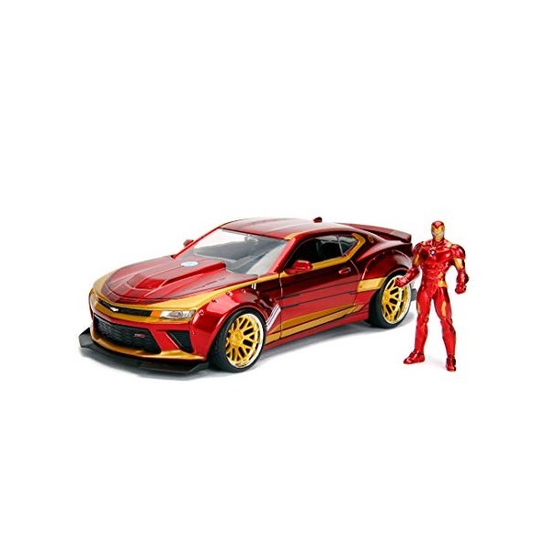 Jada Toys Marvel Ironman 2016 Chevy Camaro SS 1:24 253225003 Multicolore