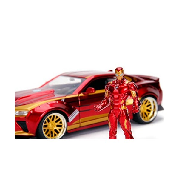 Jada Toys Marvel Ironman 2016 Chevy Camaro SS 1:24 253225003 Multicolore