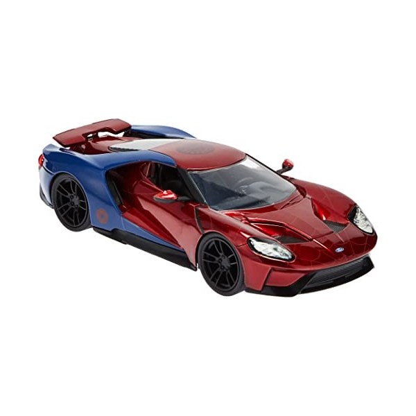 Jada Toys Marvel Spiderman 2017 Ford GT 1:24. Multicolore 253225002