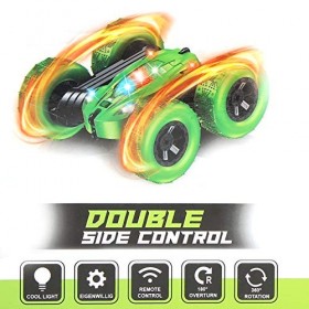 X-010 RC Stunt Car, 2.4G Double Face Télécommande Cascade Modèle De Voiture 360 Degrés Rouler sur La Terre Et leau RC Voitur