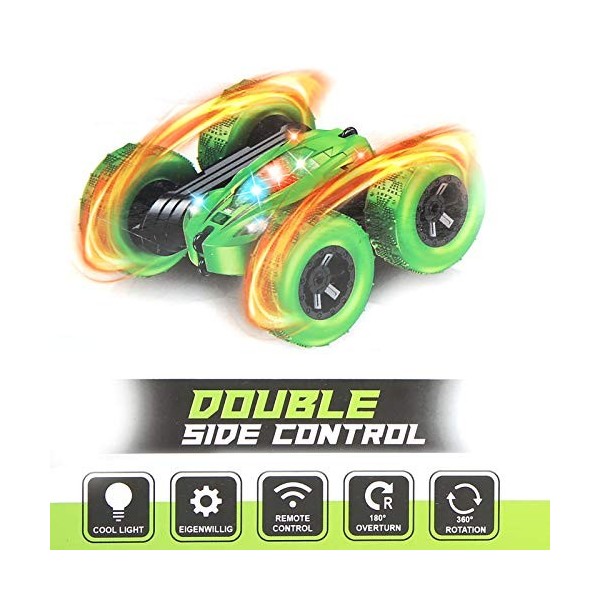 X-010 RC Stunt Car, 2.4G Double Face Télécommande Cascade Modèle De Voiture 360 Degrés Rouler sur La Terre Et leau RC Voitur