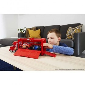 Disney Pixar Cars - Véhicules sonores Cars - Transporteur Mack - Sons et Lumières - Peut Contenir Jusquà 2&nbsp;Véhicules - 43&nbsp;cm