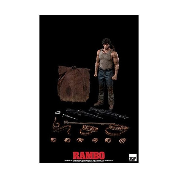 Three Zero - Rambo I- Figurine 1/6 - John Rambo - 30cm