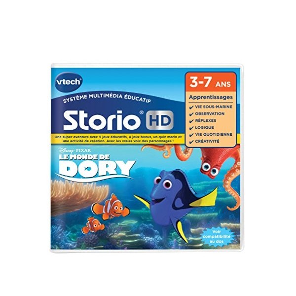 VTech Pixar Nemo Jeu HD Storio Le Monde DE Dory, 274905