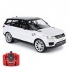 CMJ RC Cars Voiture télécommandée Range Rover Sport sous Licence Officielle en Lampe de Travail à léchelle 1: 14 2,4 GHz, Bl