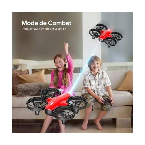 A24 Mini Drone pour Enfant Débutant RC Hélicoptère avec Télécommand