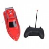 Bateau Telecommandé pour Adultes et Enfants, 2,4 GHz Bateau Radiocommandés Jouet Bateau de Course, 4 Canaux Haute Vitesse RC 