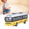 Huleo Bus télécommandé, Bus Scolaire avec Jouet pour Ouvrir la Porte aux Enfants Bus Scolaire